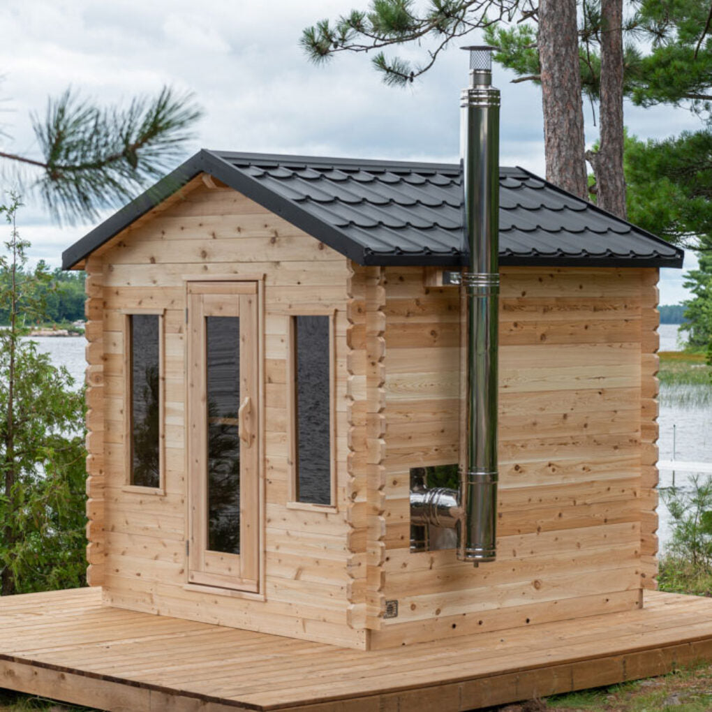 Canadian Timber Georgian Cabin 88W Home Sauna