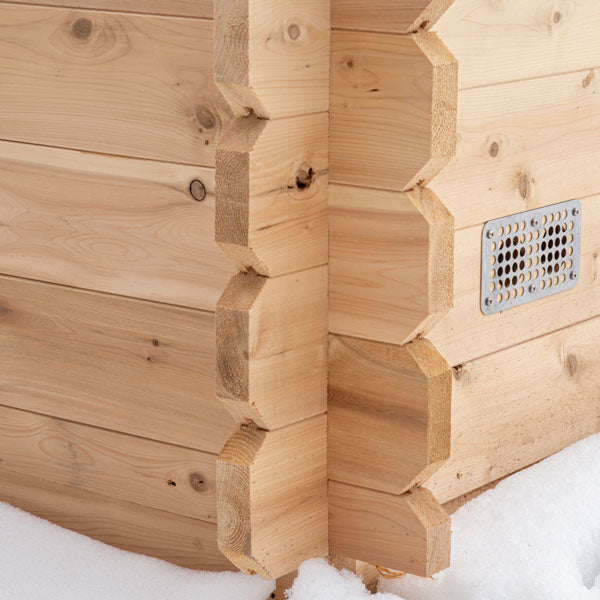 Canadian Timber - Granby Cabin Sauna by LeisureCraft - Home Sauna For Biohackers