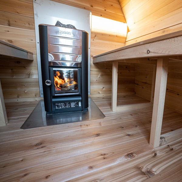 Canadian Timber MiniPOD Sauna by Leisurecraft - Home Sauna For Biohackers