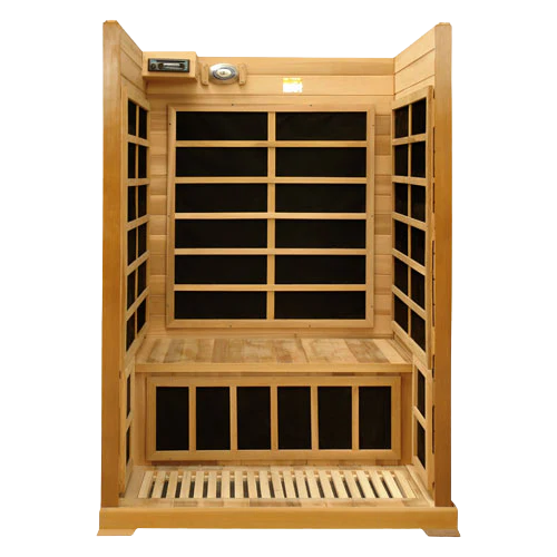 Luxury Cedar 2-Person FAR Infrared Sauna For Sale with Audio System