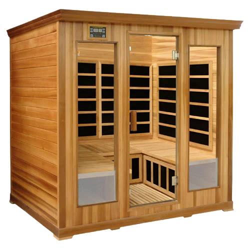 Luxury Cedar 4-Person FAR Infrared Sauna For Sale with Audio System