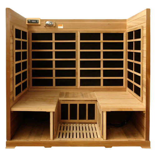 Luxury Cedar 4-Person FAR Infrared Sauna For Sale with Audio System